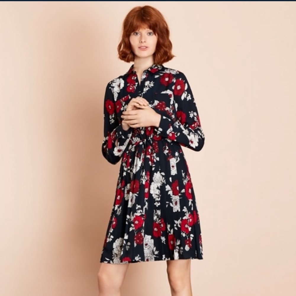 Brooks Brothers Floral-print Shirt Dress